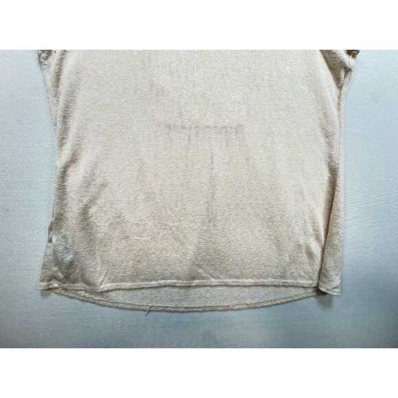 Knox Rose Embellished Tank Top Size XL Beige Embroidered Sleeveless Sequins Boho - Picture 13 of 13